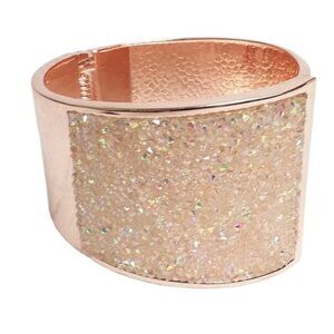 International concepts Crystal Hinge Rose Gold Bracelet